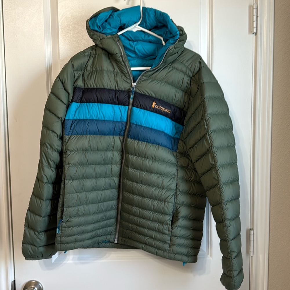 Handsome Green Cotopaxi puffer jacket